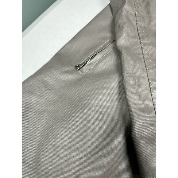 M0851 Waxed Rain Jacket Made In Canada Womens READ BELOW - Picture 3 of 9